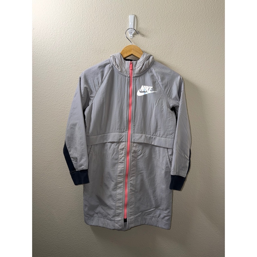 Girls Nike Hooded Jacket Size Medium